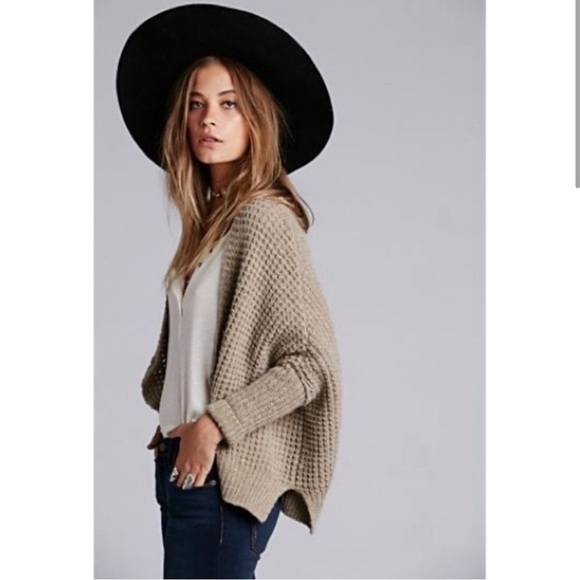 Free People Breeze Waffle Knit Cardigan - Picture 5 of 10
